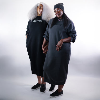 Black and Comley Sweater Dress